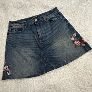 Express Denim Mini Skirt size 8